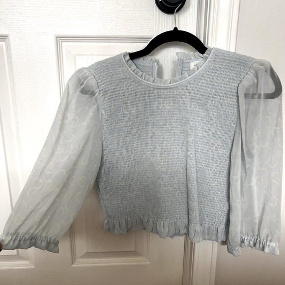 Wilfred pale blue top *never worn* - Picture 3 of 10